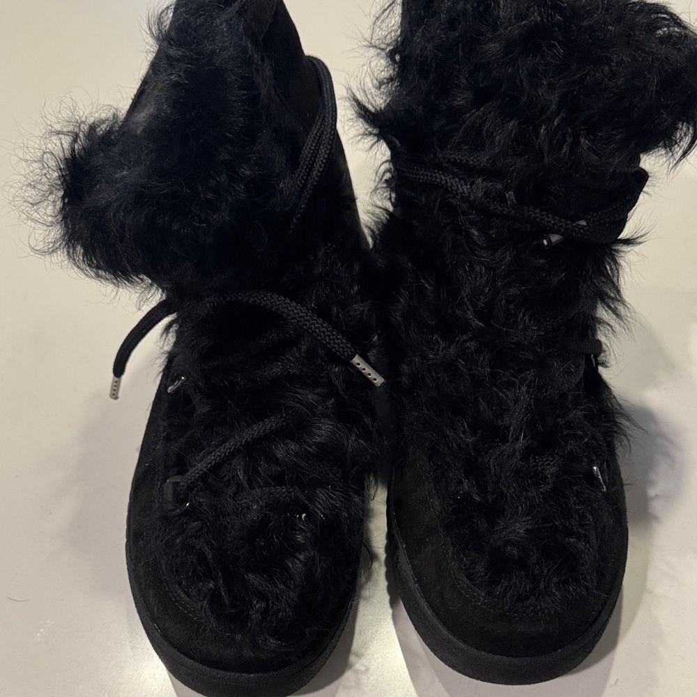 Pajar Black Fur Winter Boots